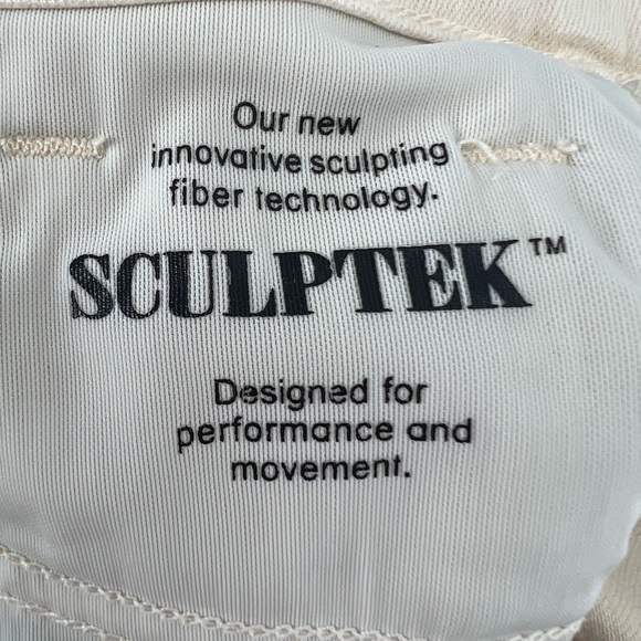 Athleta Cream Sculptek Jeans Size 2 Women’s - Picture 6 of 6